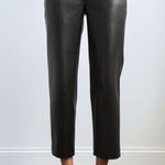 Aritzia  Babaton Command Cropped Pant Vegan Leather NWT Black Photo 0