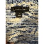 Inc international $60  Concepts Tiger Stripe Smocked Top Blue Size Medium Stretch Photo 2
