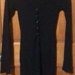 Lulus 170.  Black Long Sleeve Button-Up dress size small Photo 0