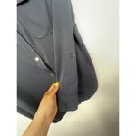 Ralph Lauren Lauren size M Sleek navy blouse with Brass Accents Photo 2