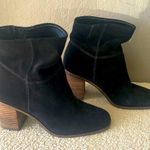 Lucky Brand Jicole Womens Suede Slip On Ankle Boots Photo 1