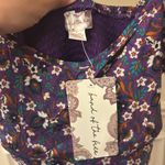 Anthropologie ’s Hand of the Free  CORALINE PURPLE FLORAL CROSSOVER MINI DRESS Photo 5