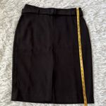 Ann Taylor ANN TAYLORS kirt Women’s Belted Pencil knee length in BLACK size 12 Photo 4