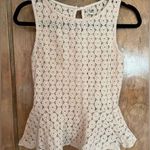 B. Jewel Eyelet Tank Top Blouse M Boho USA Made Size M Photo 0