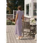 FRANK & EILEEN Harper Perfect Tee Maxi Dress Small Red White Blue NEW America Photo 7