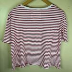 Frank & Eileen Josephine French Tee in White Double Decker Red Size Small Womens Photo 5