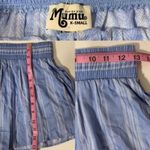 Show Me Your Mumu Serena Smocked Shorts Size XS High Waist Blue Stripe Pockets Photo 6