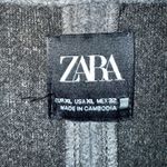 ZARA Women’s Charcoal Grey Coat Size XL Photo 1