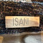 Anthropologie Isani Beaded Navy Cropped Blazer Sweater Size Small Photo 2