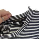 Banana Republic Women XS Striped Soft Short Sleeve Button Back Shirt Photo 3