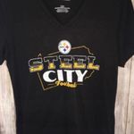 NFL Pittsburgh Steelers Steel City Black Tee Photo 1