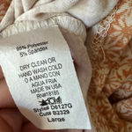 Nectar Clothing  Orange Floral Dress Women's Large Photo 4