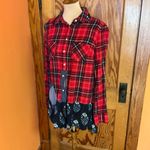 Merona Shabby Chic feminine ruffled flannel shirt Photo 4