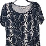 None Capsule fit & flare dress size 10 snakeskin print Photo 4