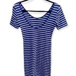 Forever 21  Essentials Blue & White Striped Mini Dress Photo 0