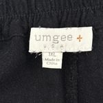 Umgee  Wide Leg Linen Blend Pants 1XL Fringe Hem Boho Flowy‎ Black Trousers Photo 6