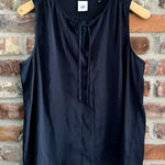 CAbi 3438 Finale Sleeveless Blouse Tank Top In Midnight Blue, M Photo 0