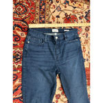 frame denim FRAME Le High Flare Jeans Dark Wash Stretch Denim Stormy Indigo Women’s 30 Photo 4
