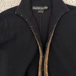Ralph Lauren Black Label Cashmere Sweater Gold Bead Embellished Size Small Photo 2
