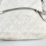 Michael Kors Dallas Medium Slim BACKPACK MK Signature Soft Sky White Authentic Photo 1