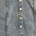 Frye  Western Denim Sleeveless Button Front Dress Blue V-Neck Women’s Small Photo 4