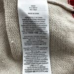 Boden Morton Hoodie Cashmere Wool Sweatshirt Knit Rainbow Stripe Ribbed Beige 10 Photo 3