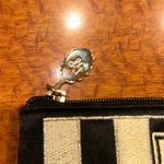 Lulu Guinness Black and Red Satin Clutch Bag Photo 1