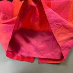 Talbots Pink Orange Linen Midi Maxi Skirt Plaid Check Gingham Casual 10 Petite Photo 2