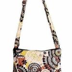 Vera Bradley Bag Cocoa Moss Saddle Hipster Quilted Shoulder Bag Retro Boho Purse Photo 0