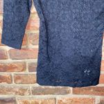 Urban Outfitters  Pins & Needles Black Lace 3/4 Sleeve Scoop Neck Top Women's XS Photo 2