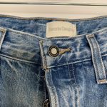 Favorite Daughter jeans: The Masha Super High Rise Wide Leg Crop in Dublin 27 Blue Photo 7