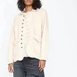 Free People x Sandrine Rose Empire Oversized Denim Jacket in Dust sz M NWT Photo 2