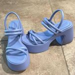 Charles and Keith  Block Periwinkle Sandals Photo 0