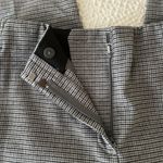 Loft Multi Check Houndstooth Plaid High Waist Career Pants in Gray & Navy Size 6 Photo 7
