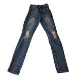 Celebrity Pink Distressed High Rise Ankle Skinny Jeans Size 4 Photo 0