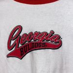 Soffe Georgia Bulldogs large Jersey t-shirt 3/4 sleeves Photo 2