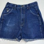 Wrangler Vintage Womens DIY Cutoffs Blue Jean Shorts Misses 12 Denim High Mom Photo 0