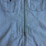 Westbound Vintage 90s Full-Zip Denim Short Sleeve Shirt Casual - Sz Medium Photo 6