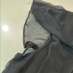 Calvin Klein NWT Black Ruffled Notched Collar Blouse Photo 6