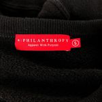 n:philanthropy  Milo Sweatshirt Tunic Dress Black Cat Small Made in USA Photo 5