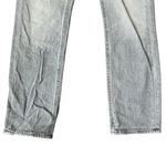 MOTHER The Button Fly Dazzler Ankle Straight Blue Size 26 Photo 4