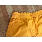 Loft Bright Marigold Orange Elastic Waist Shorts Summer Casual M Photo 3