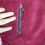 Ivory Ella  CHLOE FULL ZIP SHERPA JACKET CRANBERRY NWT M Photo 6