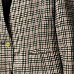 Leslie Fay VTG  Wool Blend Plaid Ladies Sophisticated Nostalgic Blazer SZ 6P Photo 5