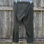 Lululemon Wunder Under Crop Leggings Green 12 Photo 3