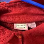 Vintage Premier International Ladies Maroon Christmas Fleece Sweater Plus Sz 2x Red Photo 3