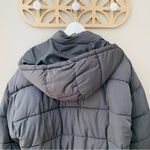 Urban Outfitters  Zip Up Puffer Jacket Black Sz Medium Photo 9