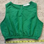 American Threads Green crop top • size medium • Photo 2