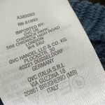 J Jason Wu Peplum Sweater M QVC Rib Knit Flared Hem Navy Blue Cotton Blend Size M Photo 7