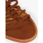 Schutz Sandy Sandals in Caramel Coffee Brown 8 with box Womens High Heels Photo 1